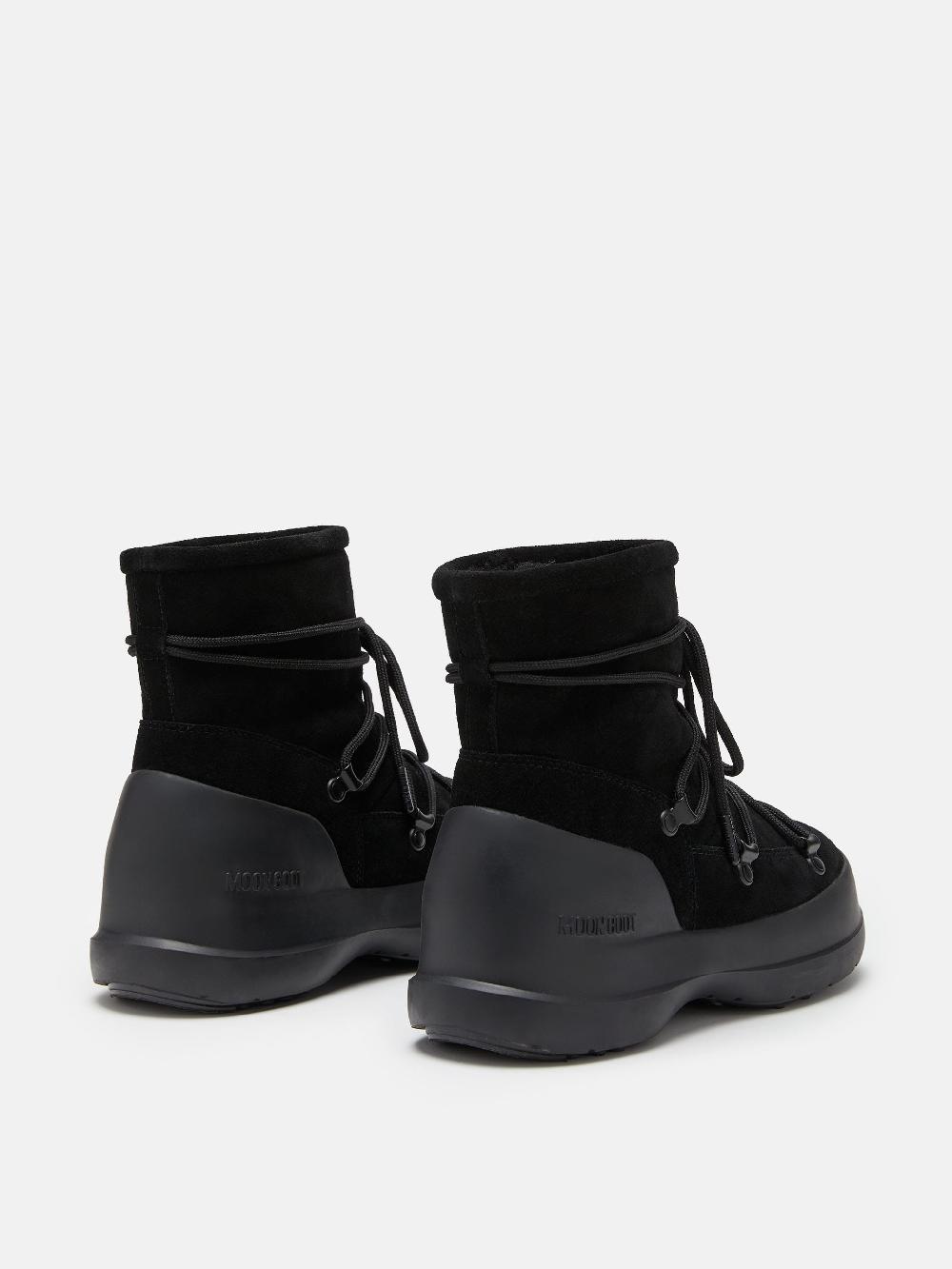 Moon Boot STIVALE LUNA NERO IN PELLE SCAMOSCIATA Moda