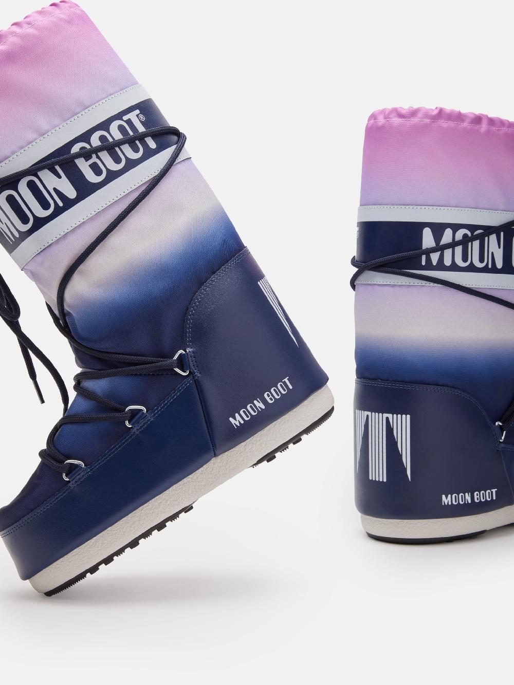 Moon Boot ICON BLU CON STAMPA MOONRISE Negozi Online