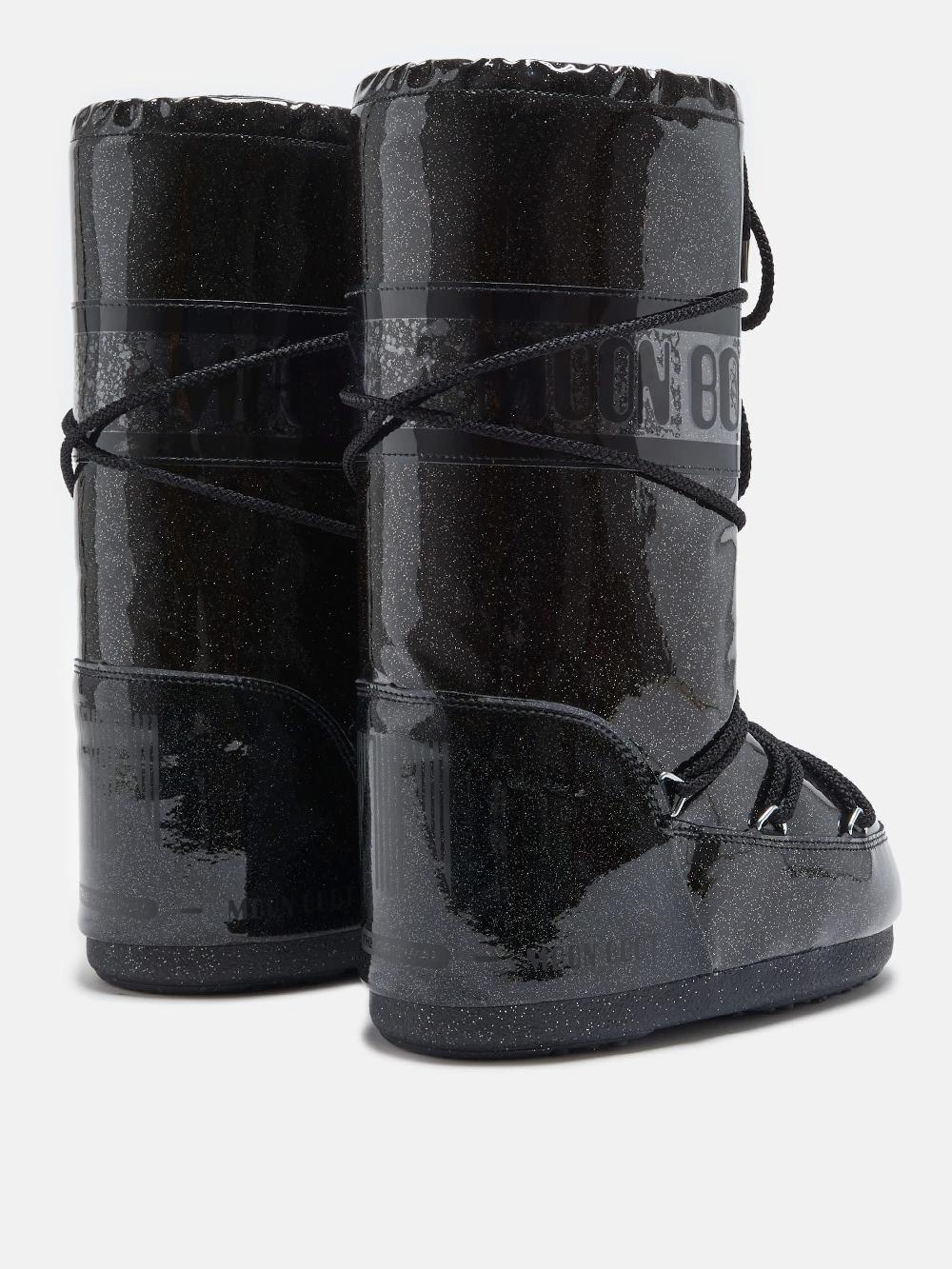 Moon Boot ICON GLITTER NERO Outlet