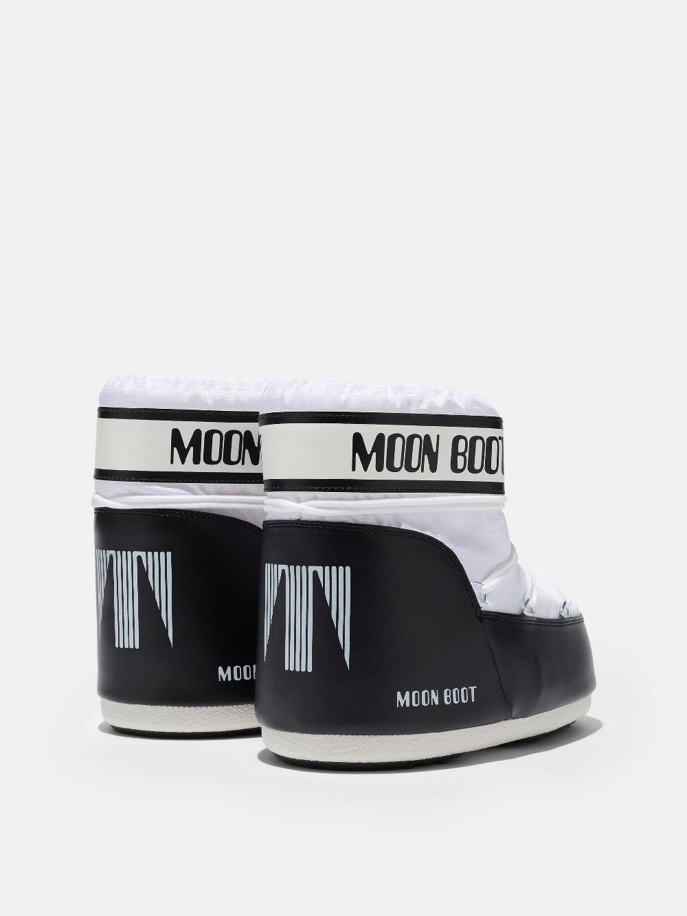 Moon Boot ICON LOW BIANCO IN NYLON Offerte esclusive