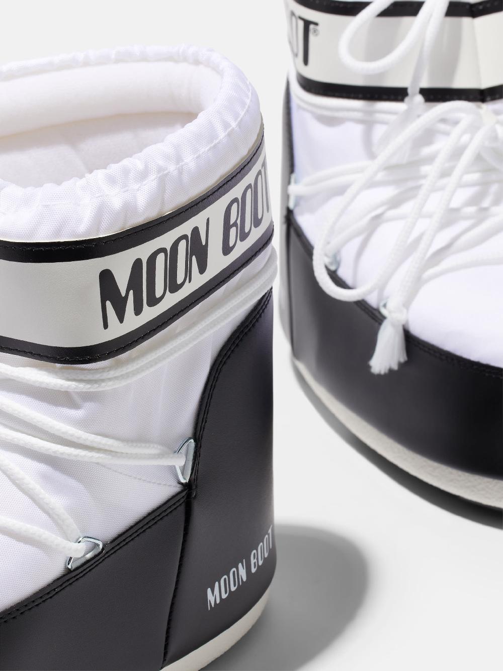 Moon Boot ICON LOW BIANCO IN NYLON Offerte esclusive