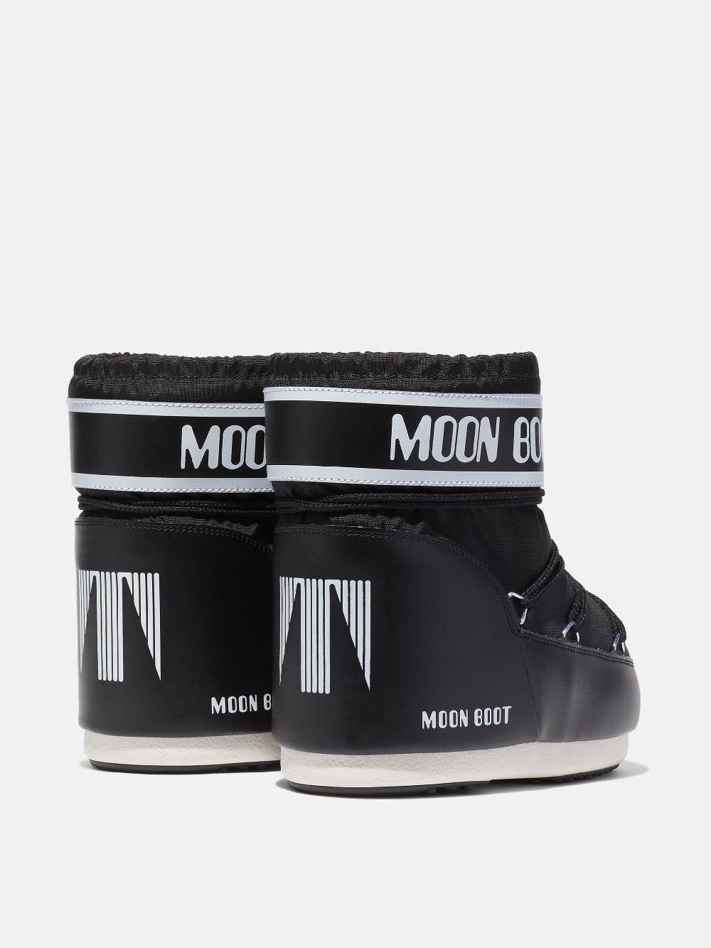 Moon Boot ICON LOW NERO IN NYLON Saldi Di Fabbrica