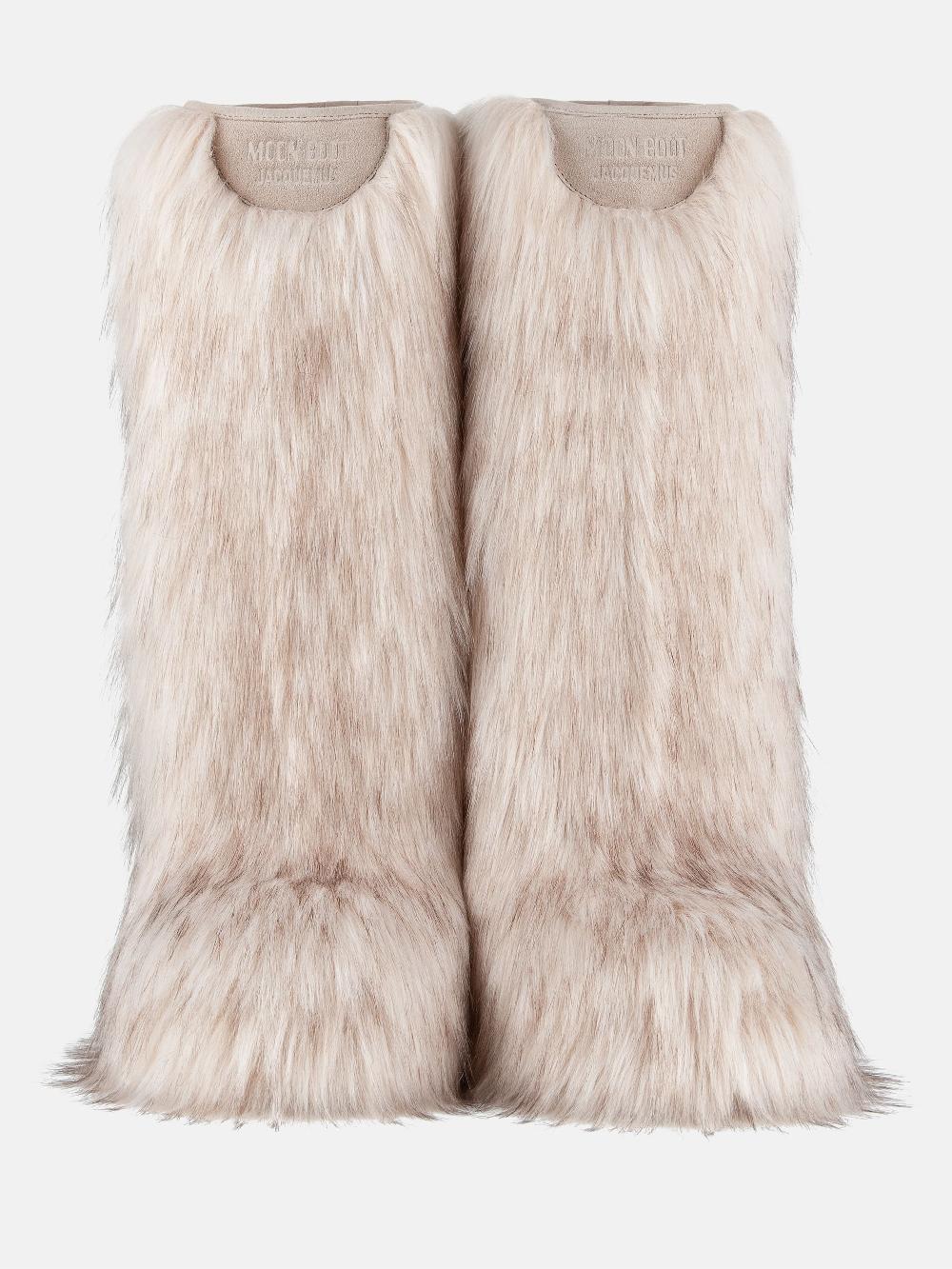 Moon Boot Icon Yeti High Faux-Fur Bianco Moon Boot + Jacquemus Sostegno trimestrale