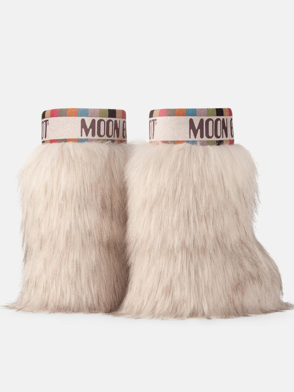 Moon Boot ICON YETI MID BEIGE Trasporto libero internazionale