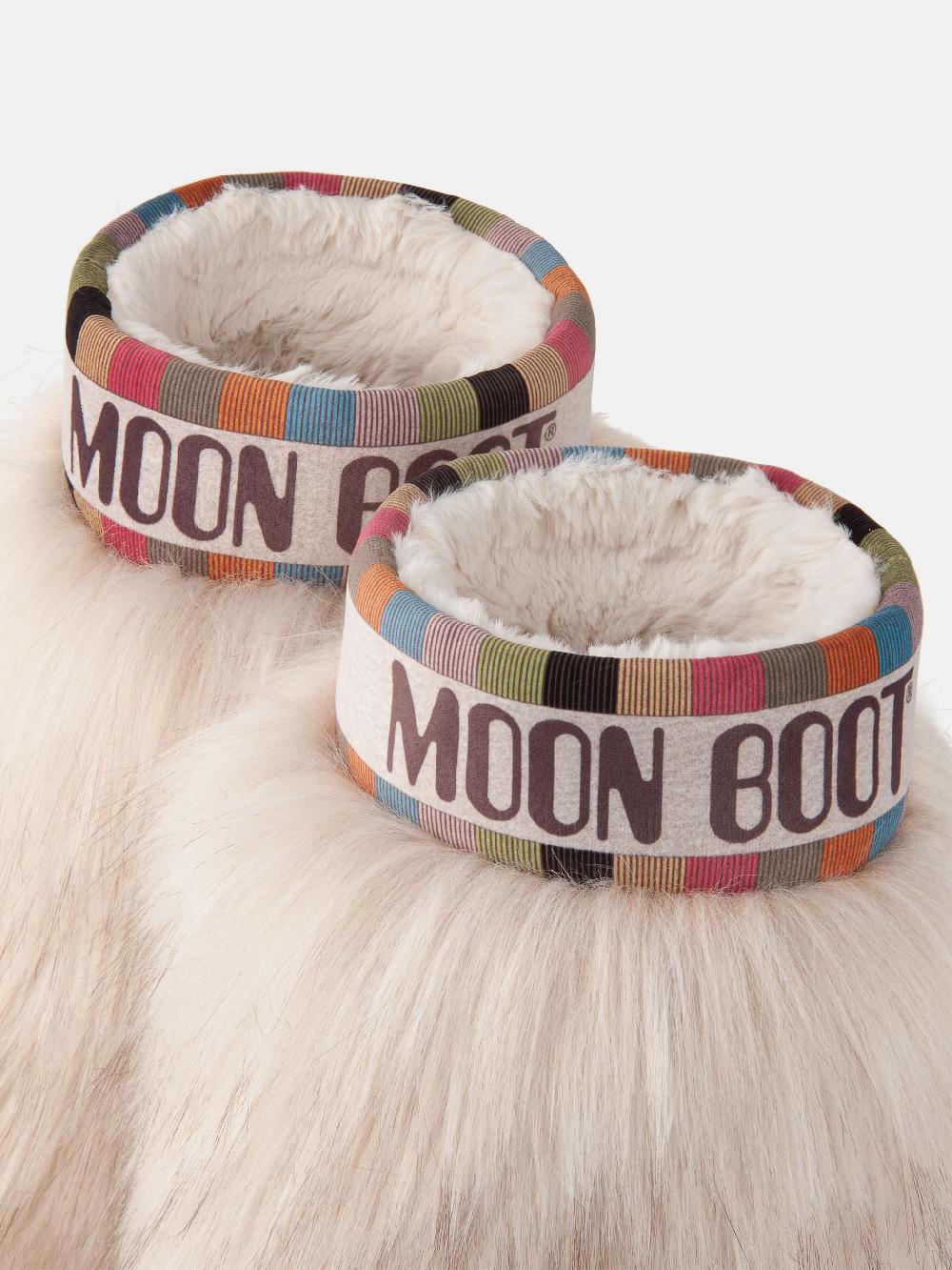 Moon Boot ICON YETI MID BEIGE Trasporto libero internazionale
