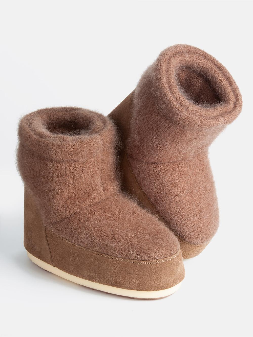 Moon Boot Icon Low No Lace Marrone Moon Boot + Jacquemus Vendita