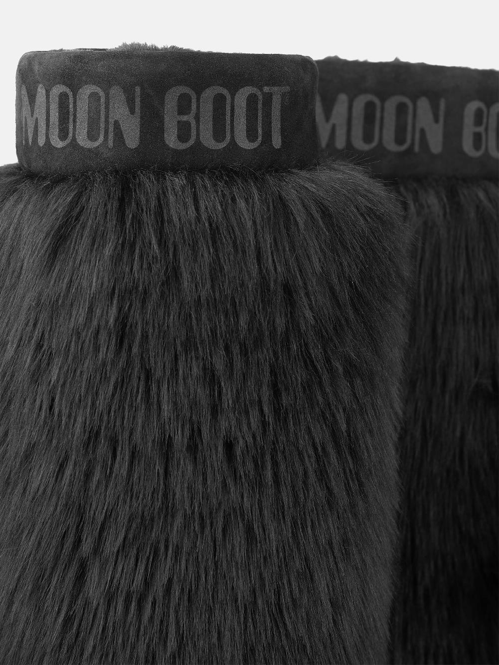Moon Boot ICON YETI EXTRA NERO Spedizione Gratuita