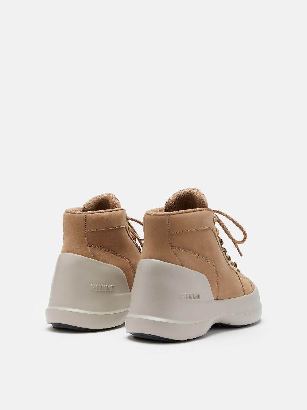 Moon Boot LUNA TREK MID NUBUCK BEIGE Acquista Ora