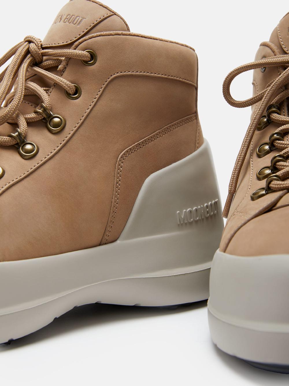 Moon Boot LUNA TREK MID NUBUCK BEIGE Acquista Ora