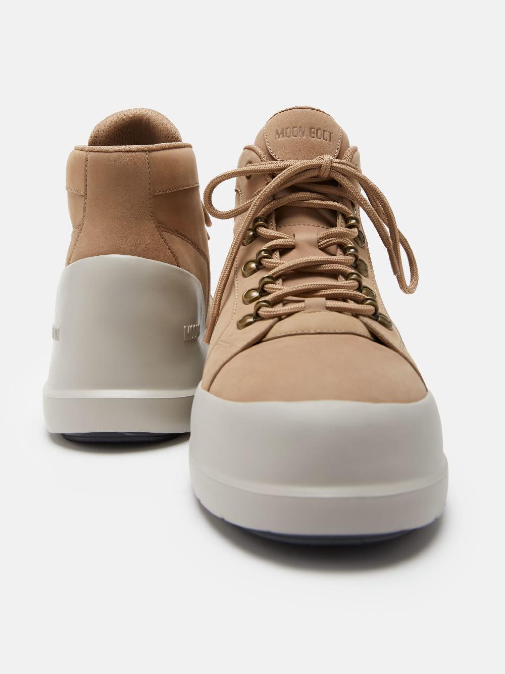 Moon Boot LUNA TREK MID NUBUCK BEIGE Acquista Ora