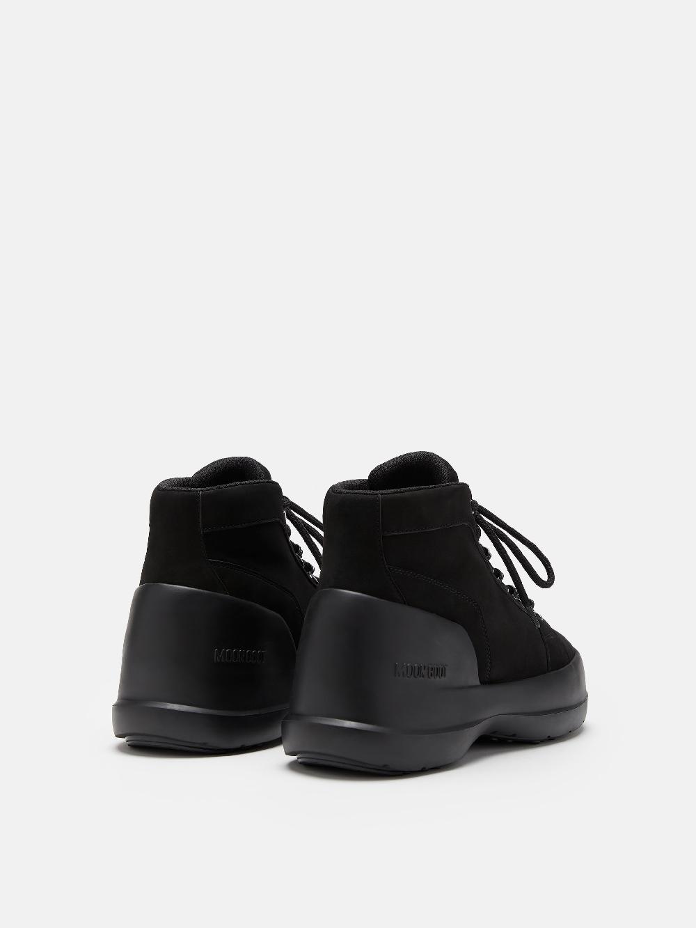 Moon Boot LUNA TREK MID NUBUCK NERO Consegna Veloce