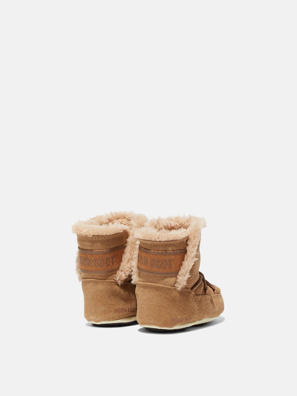 Moon Boot CRIB NOCCIOLA IN PELLE SCAMOSCIATA Convenienza