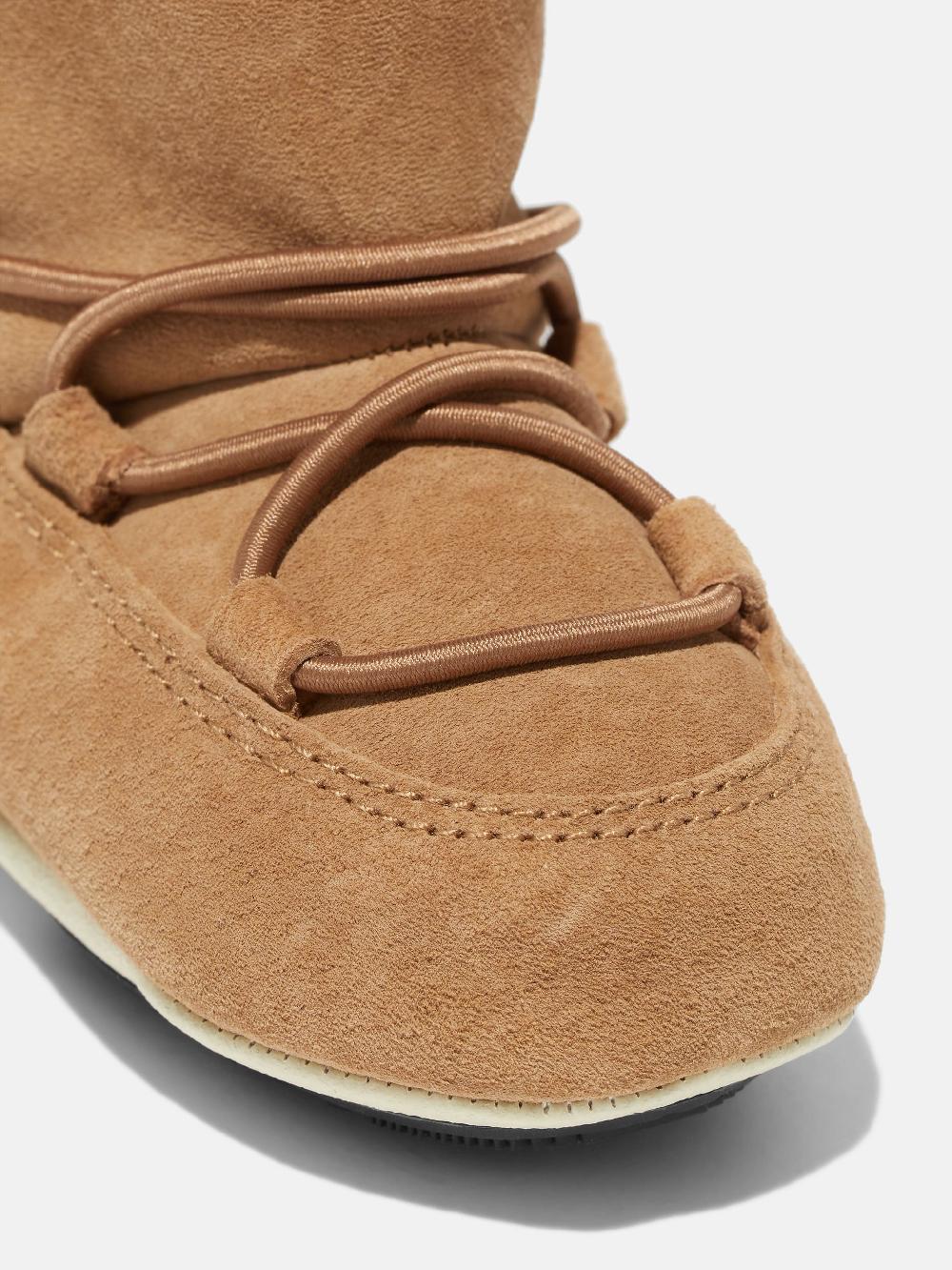 Moon Boot CRIB NOCCIOLA IN PELLE SCAMOSCIATA Convenienza