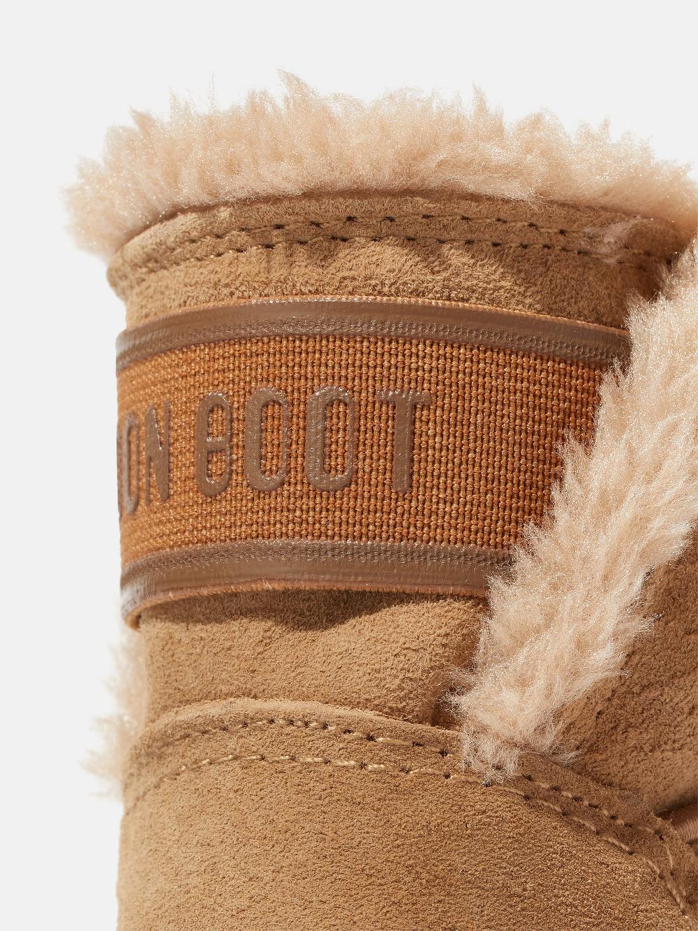 Moon Boot CRIB NOCCIOLA IN PELLE SCAMOSCIATA Convenienza