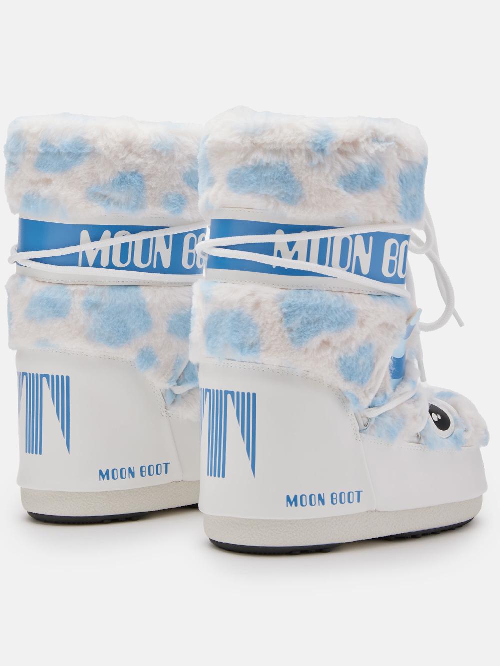 Moon Boot ICON JUNIOR YETI FAUX-FUR BIANCO Presa