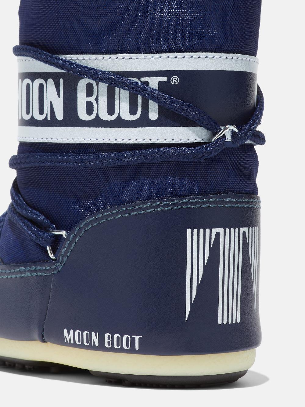 Moon Boot ICON MINI BLU IN NYLON In Vendita