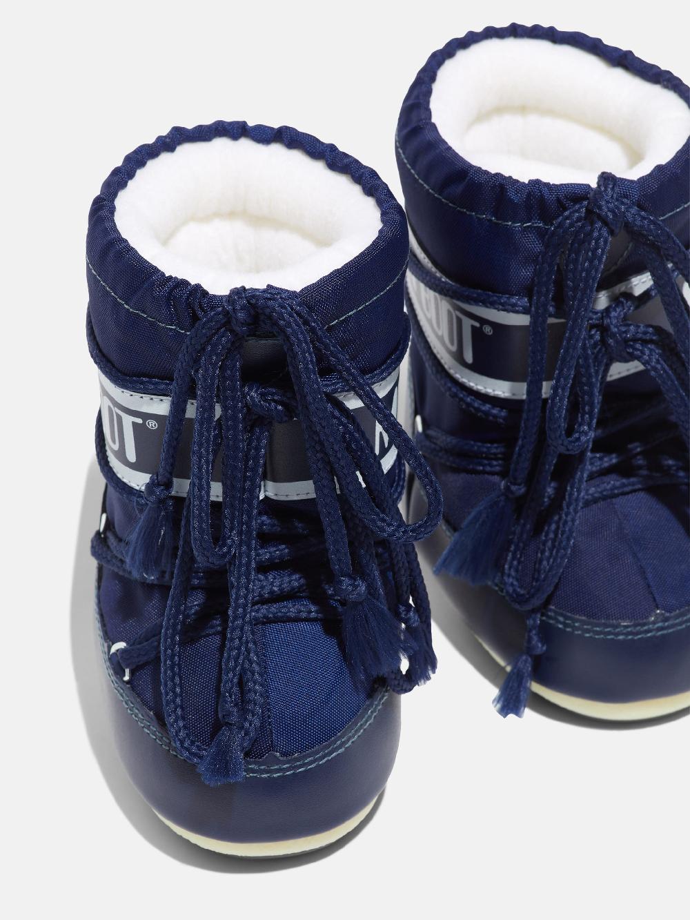 Moon Boot ICON MINI BLU IN NYLON In Vendita