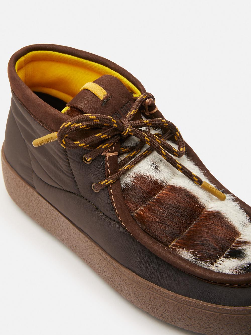 Moon Boot MTRACK MID PONY MARRONE CON MOTIVO PEZZATO Vendite Flash