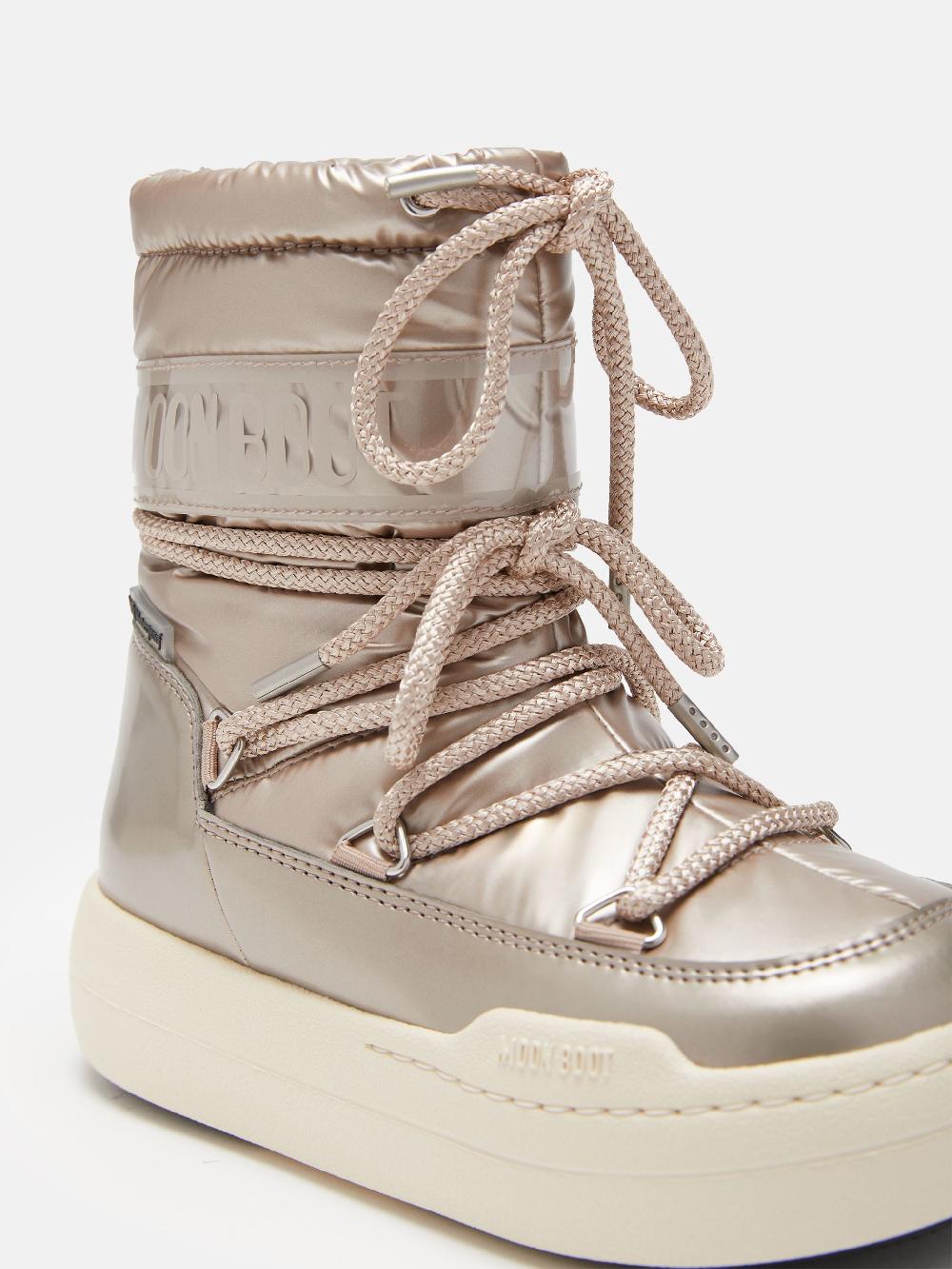 Moon Boot JUNIOR PARK BOOT COLOR ORO ROSA Nuova