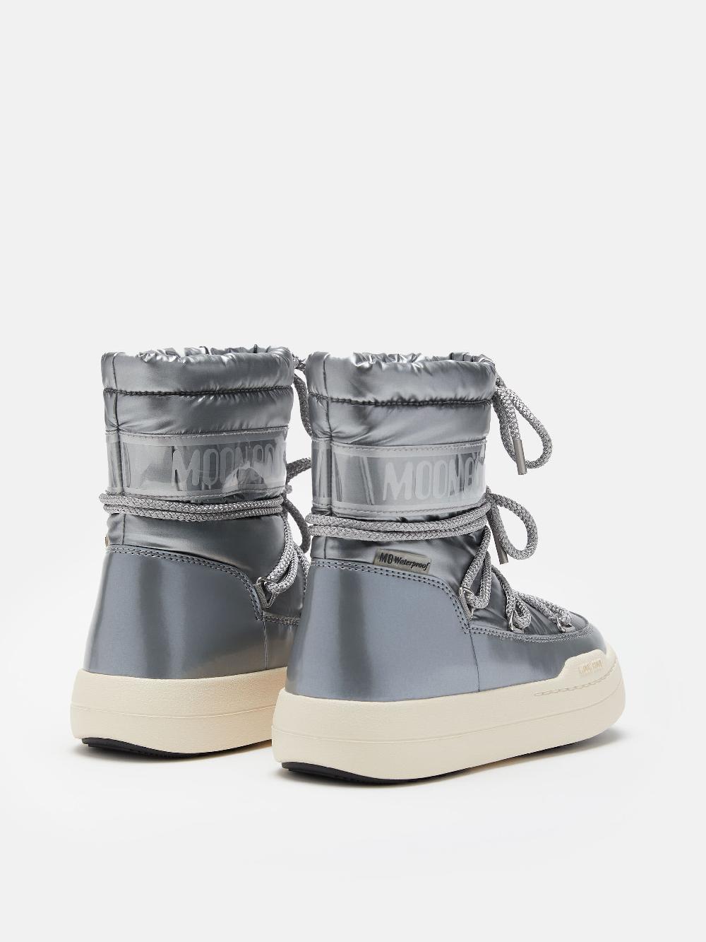 Moon Boot JUNIOR PARK BOOT COLOR ARGENTO Sconto di tempo limitato