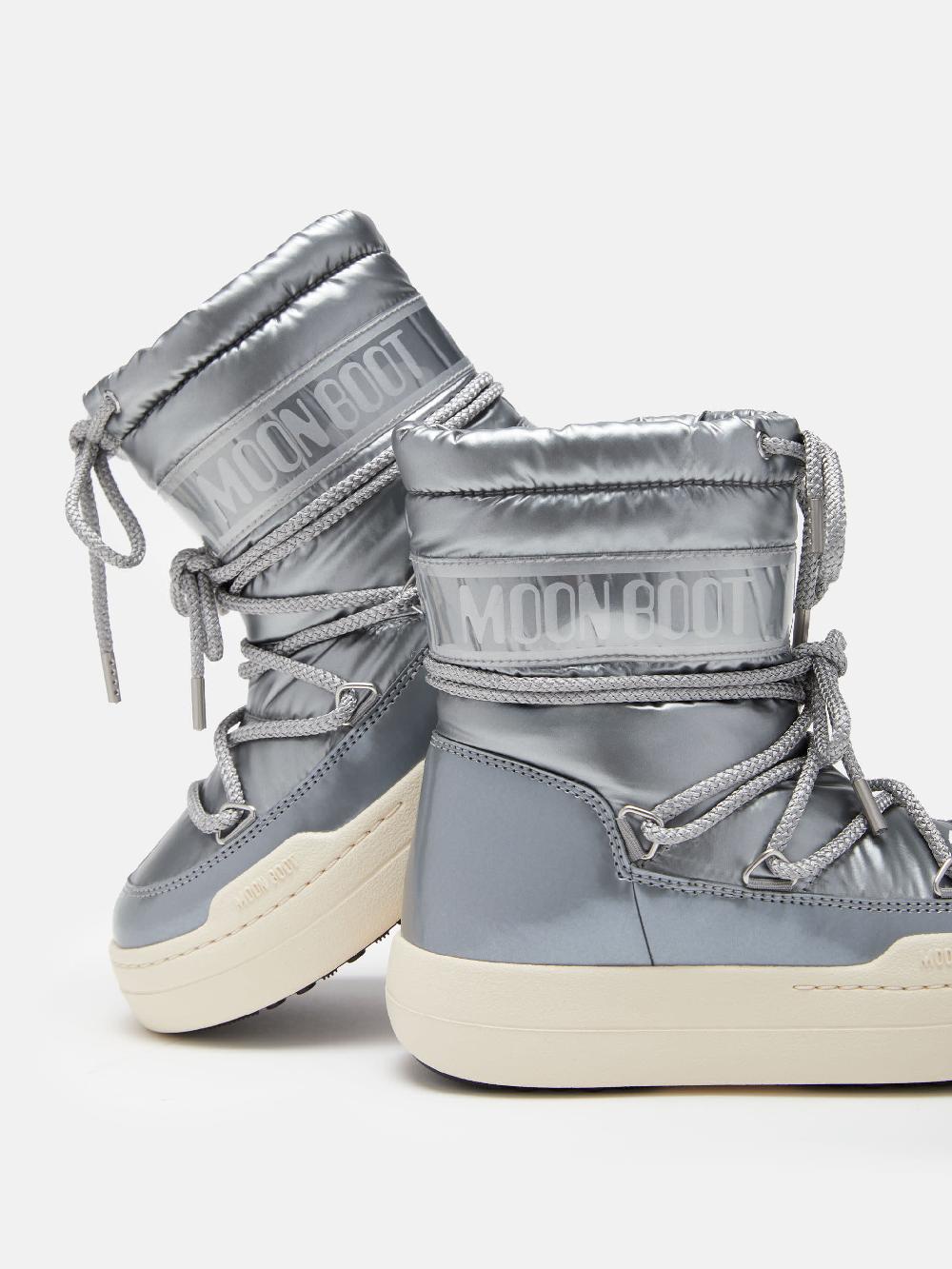 Moon Boot JUNIOR PARK BOOT COLOR ARGENTO Sconto di tempo limitato