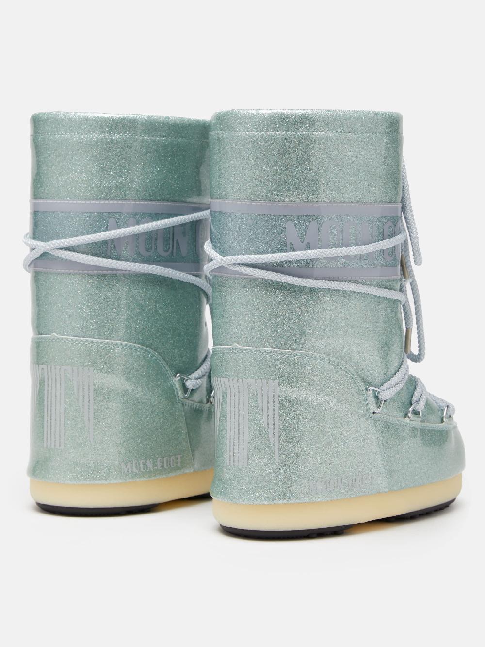 Moon Boot ICON JUNIOR GLITTER BLU Presa
