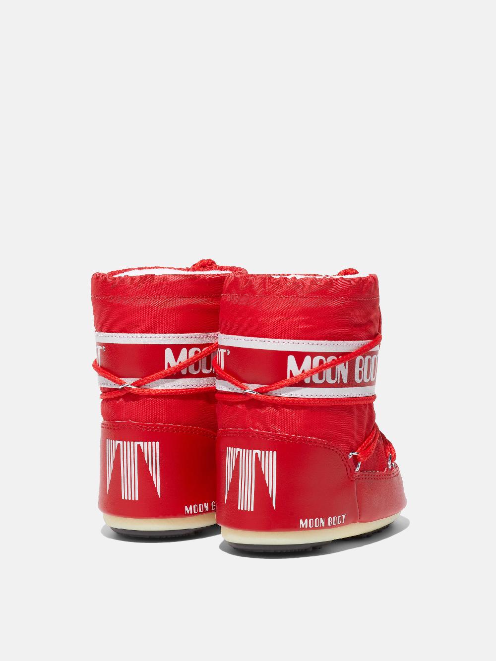 Moon Boot ICON MINI ROSSO IN NYLON Grande vendita
