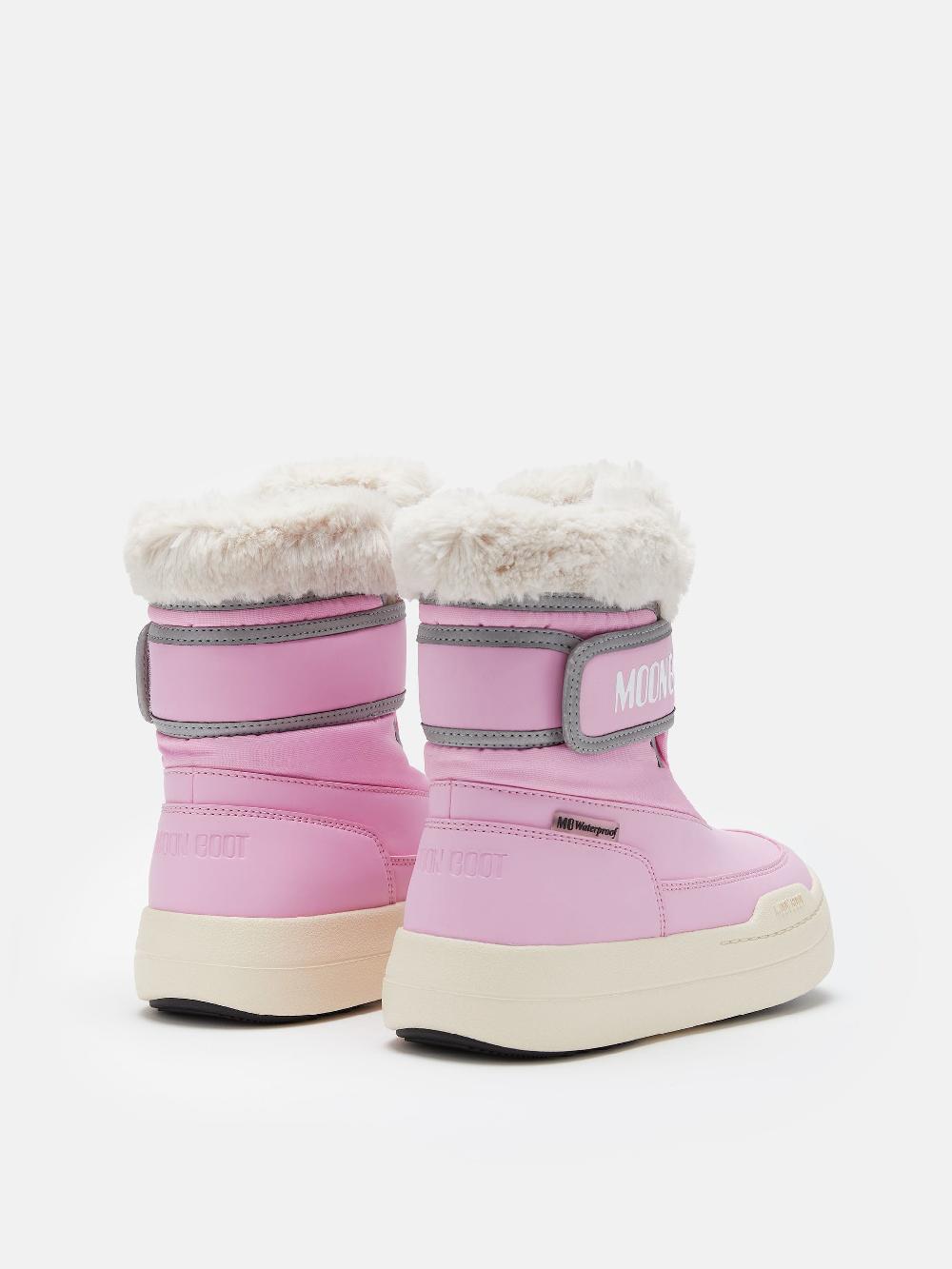 Moon Boot JUNIOR PARK ROSA CON CHIUSURA A STRAPPO Fornitura limitata