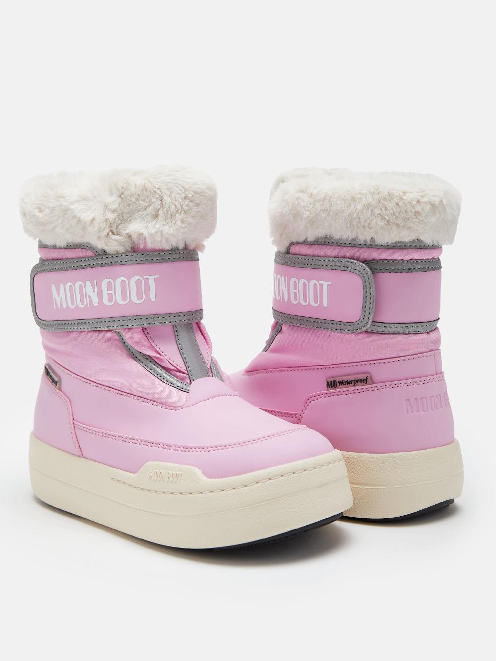 Moon Boot JUNIOR PARK ROSA CON CHIUSURA A STRAPPO Fornitura limitata