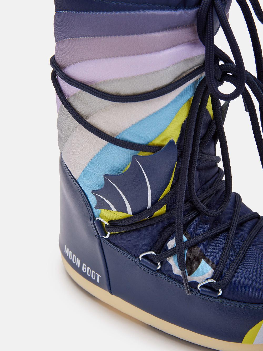 Moon Boot ICON JUNIOR DRAGON BLU Shopping online