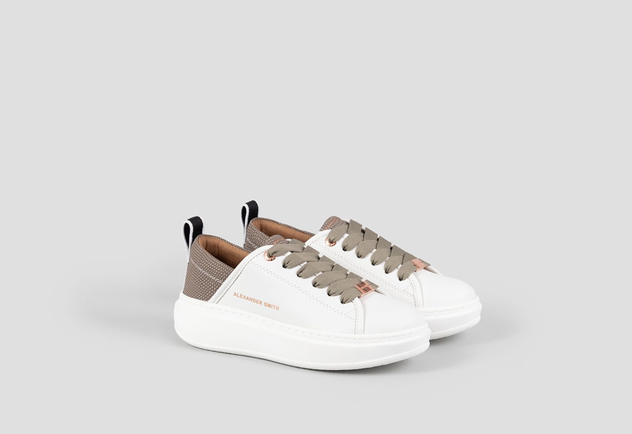 Alexander Smith ECO-WEMBLEY WOMAN WHITE GREEN Vendita Calda