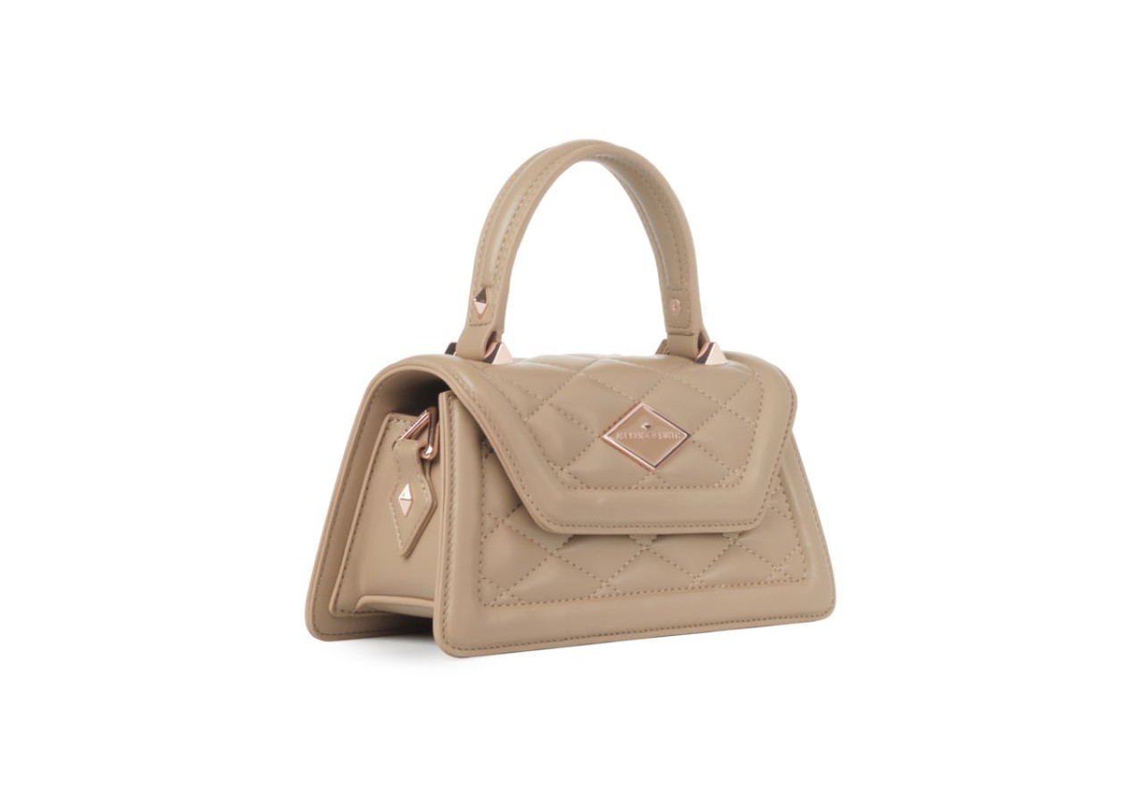 Alexander Smith ELIZABETH MINI - CAMEL - MATELASSÉ Pezzi Unici