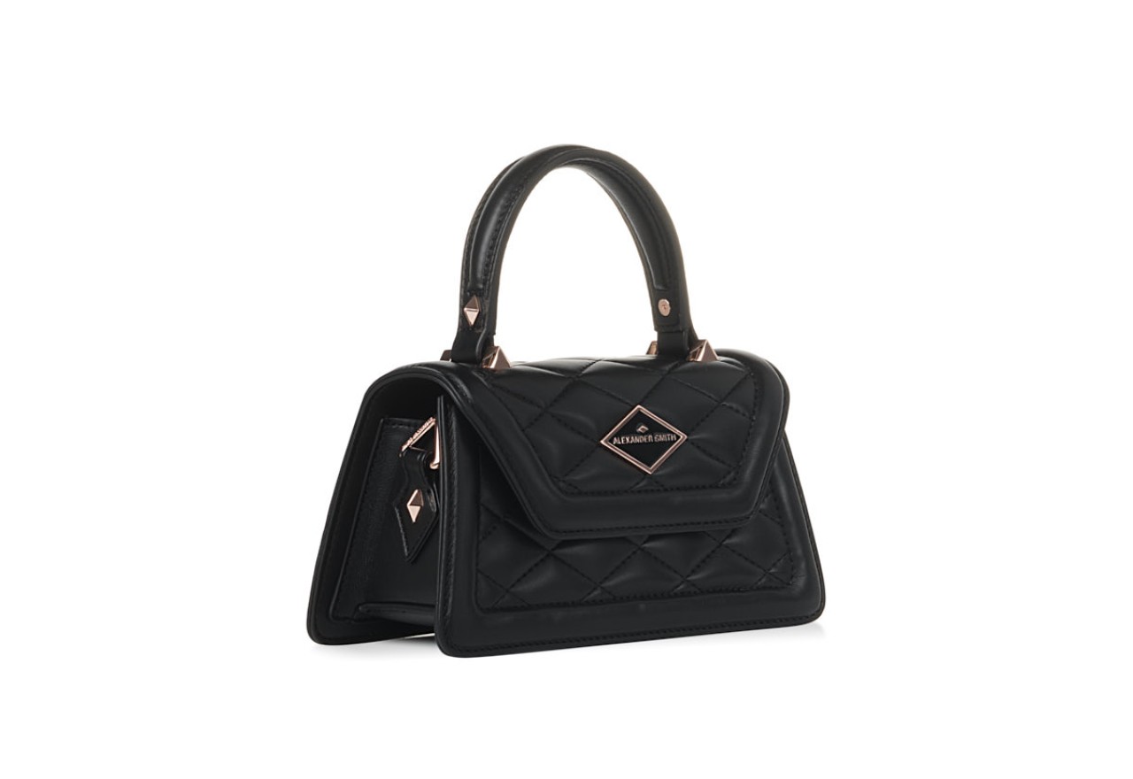 Alexander Smith ELIZABETH MINI - BLACK - MATELASSÉ Fino Al -60%