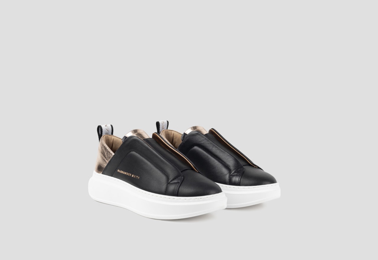 Alexander Smith WEMBLEY SLIP-ON WOMAN BLACK COPPER Economico