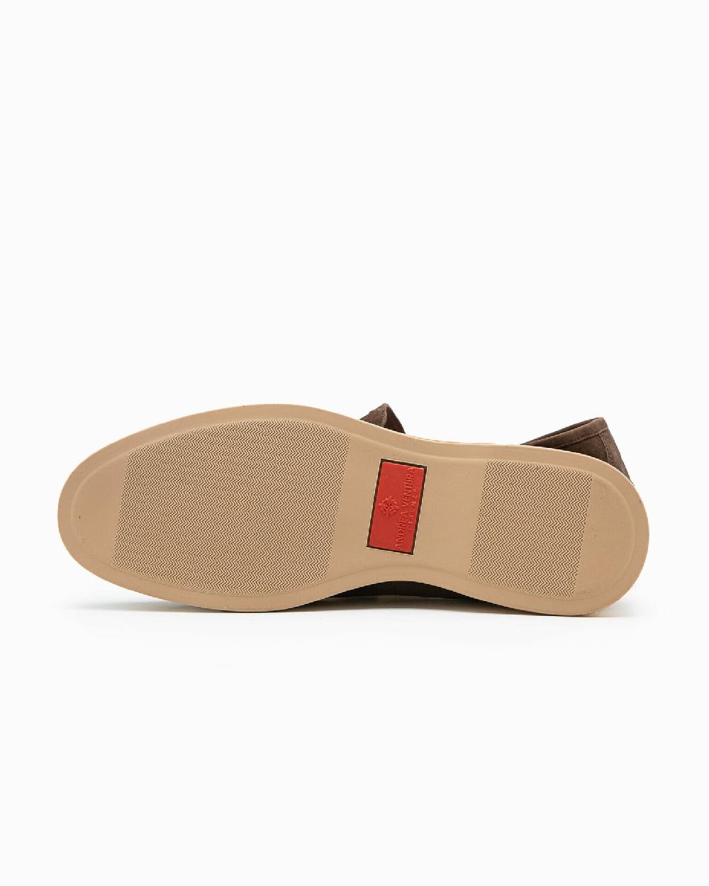 Andrea ventura Mocassino Aquariva 80 in suede caffè Offerta