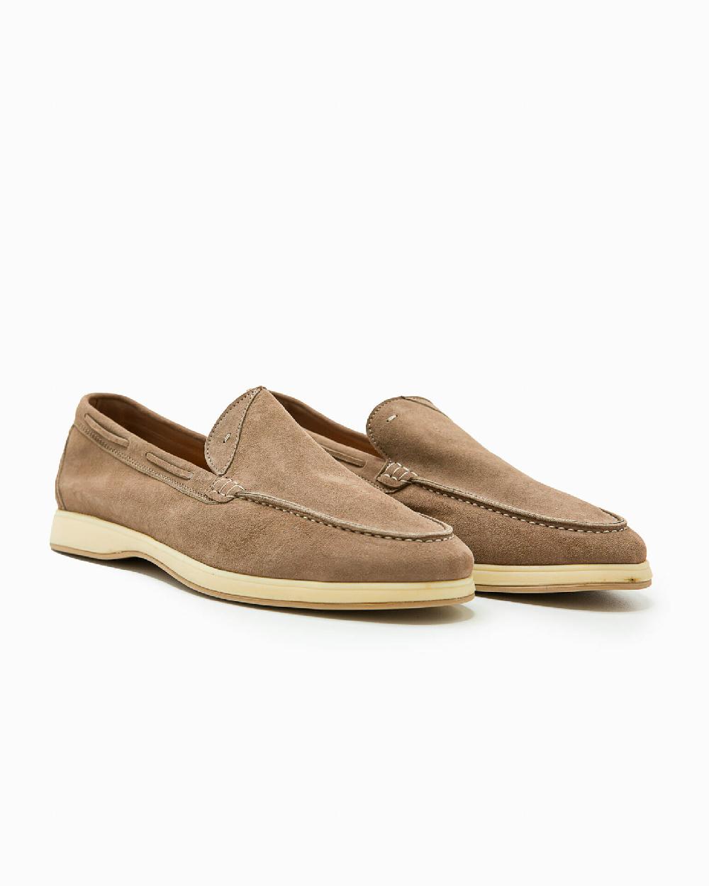 Andrea ventura MOCASSINO AQUARIVA ISEO IN SUEDE MOLE In Vendita