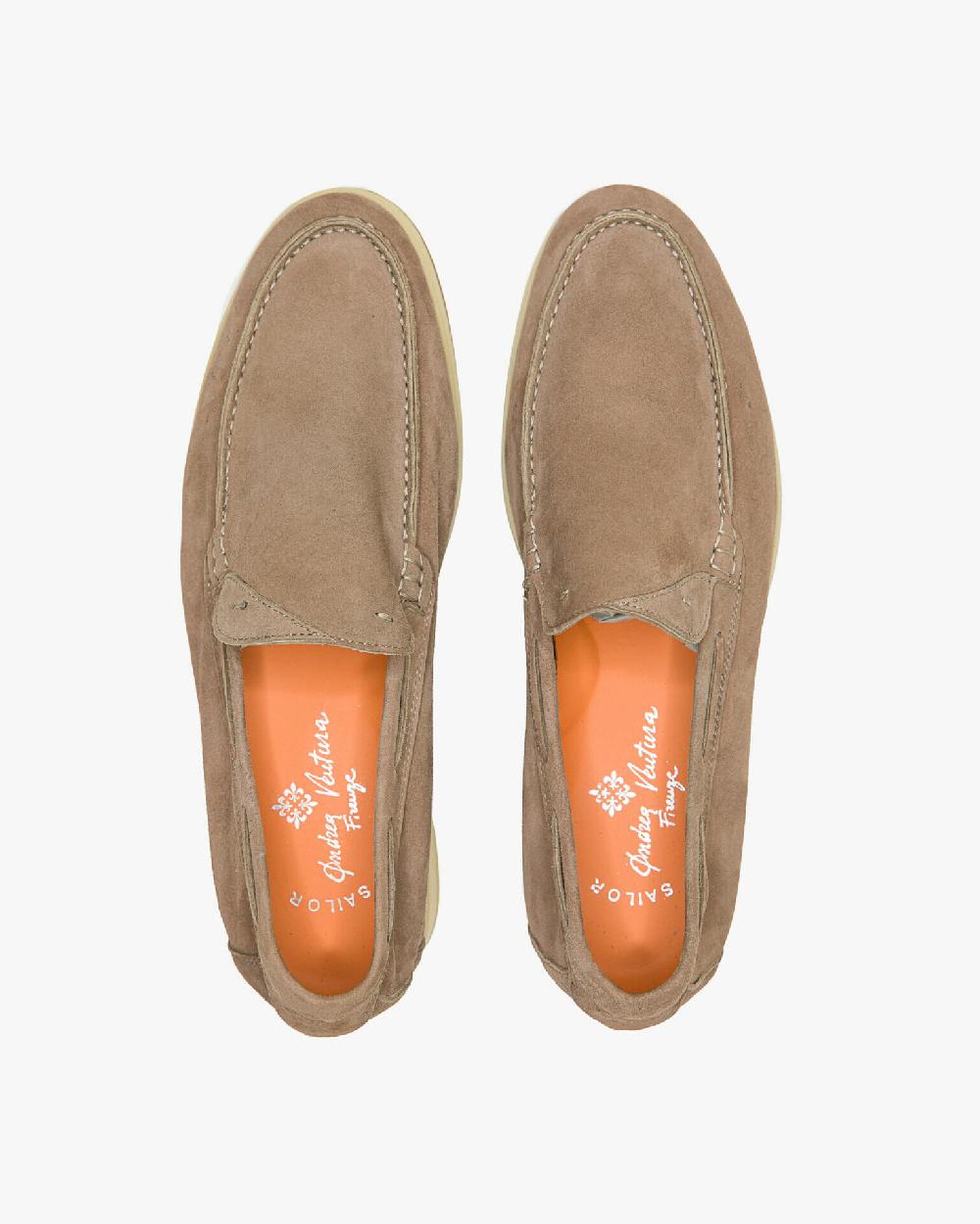 Andrea ventura MOCASSINO AQUARIVA ISEO IN SUEDE MOLE In Vendita