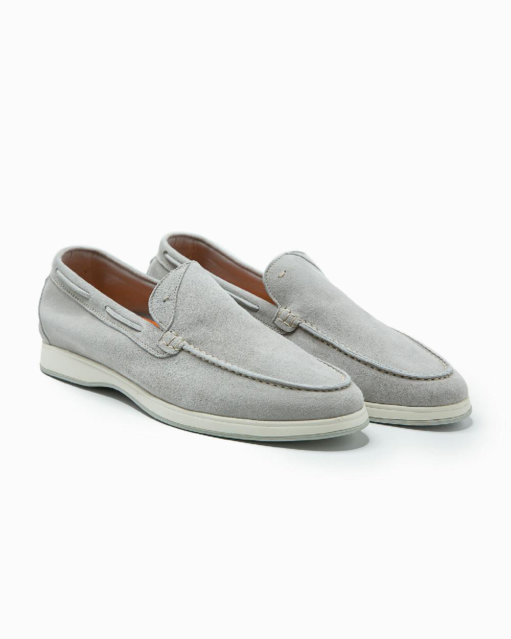 Andrea ventura MOCASSINO AQUARIVA ISEO IN SUEDE ELEFANTE Latest fashion