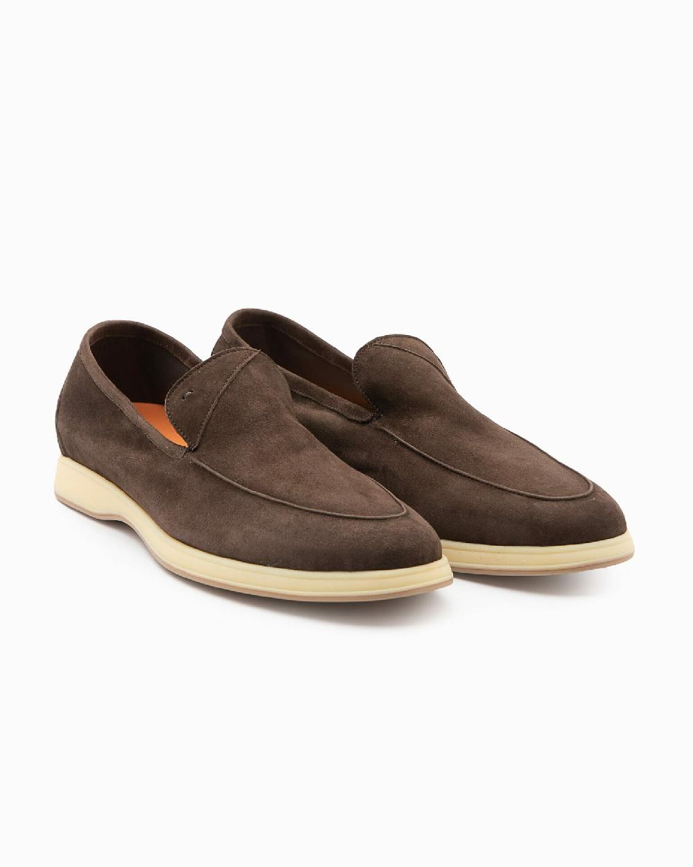 Andrea ventura Mocassino Aquariva beach in suede caffè Offerta temporanea