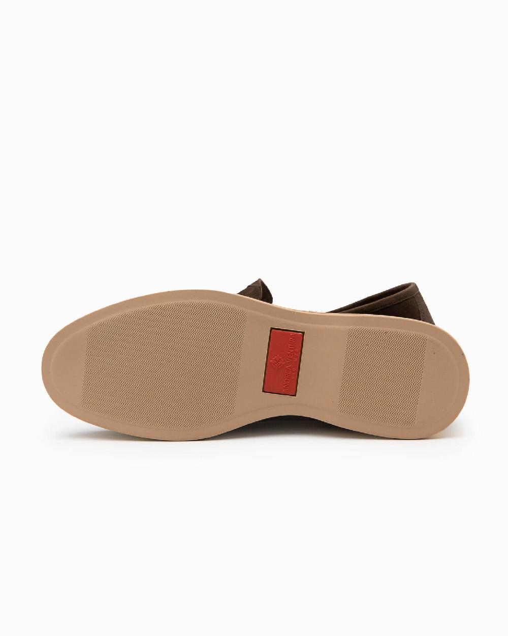 Andrea ventura Mocassino Aquariva beach in suede caffè Offerta temporanea