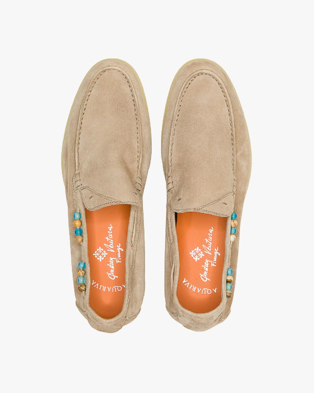 Andrea ventura MOCASSINO AQUARIVA PERLA2 IN SUEDE PARK AVENUE Lightning offer