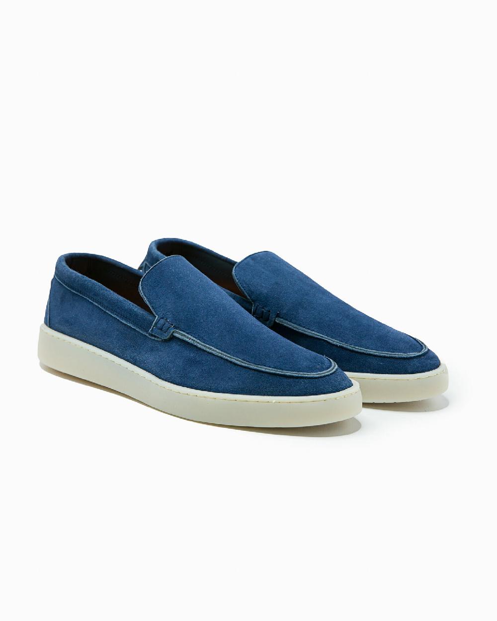 Andrea ventura MOCASSINO ST BARTH LS IN SUEDE BLUE NAVY Moda