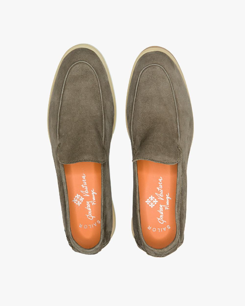 Andrea ventura MOCASSINO DONNA AQ-D COAST IN SUEDE MOLE Super Saving Price