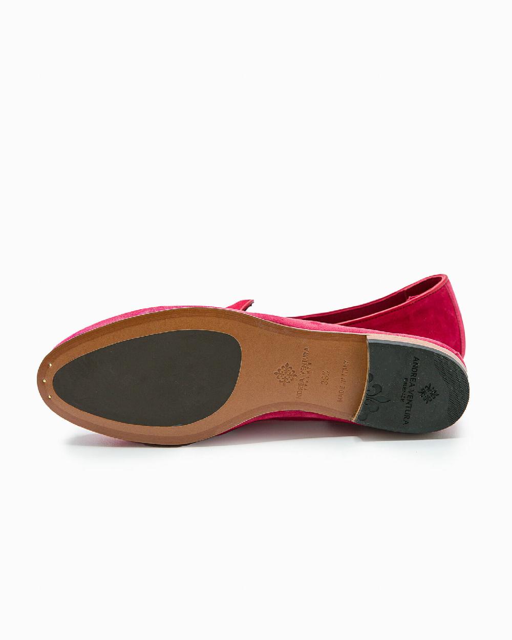Andrea ventura MOCASSINO DONNA BELGIAN-D LS IN SUEDE ROSSO RUBINO Ultimi due giorni